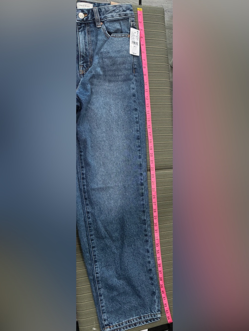 PacSun Light Blue Relaxed Boyfriend Jeans Julieta 90s 24 relaxed leg NWT - Picture 10 of 10